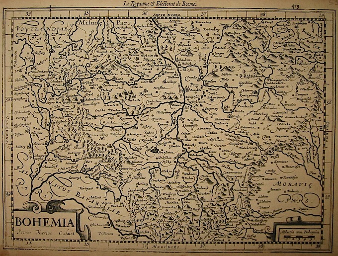 Mercator Gerard - Hondius Jodocus Bohemia 1630 Amsterdam